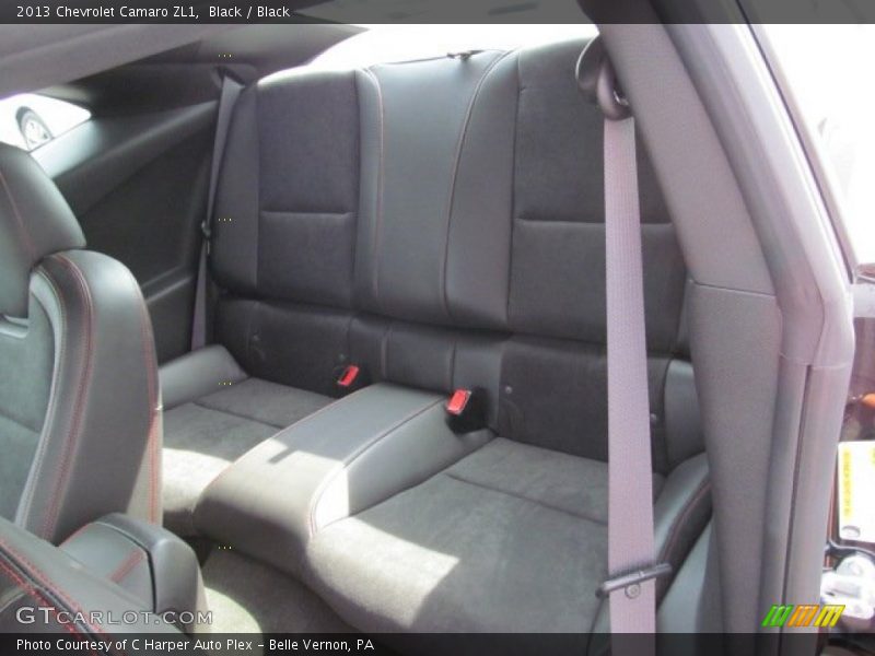 Rear Seat of 2013 Camaro ZL1