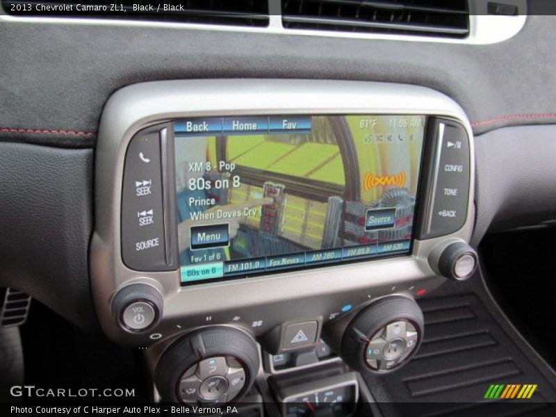 Controls of 2013 Camaro ZL1