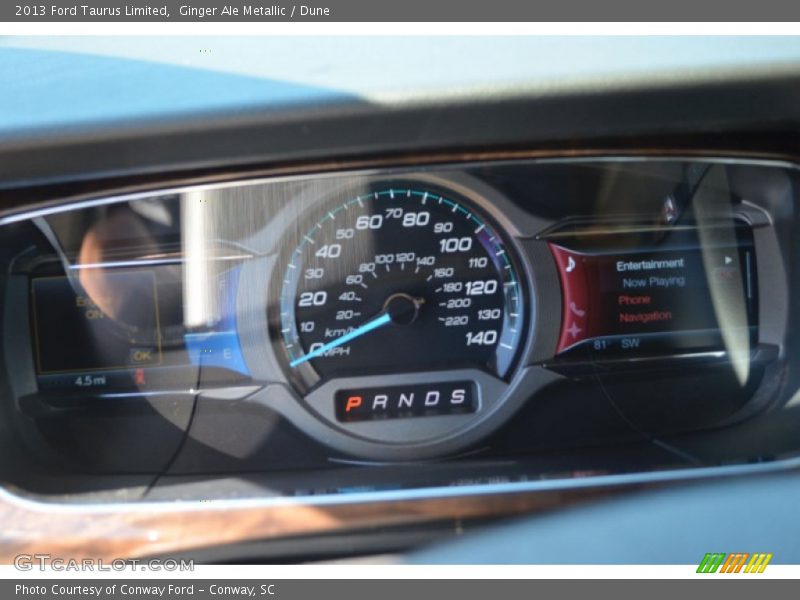 Ginger Ale Metallic / Dune 2013 Ford Taurus Limited