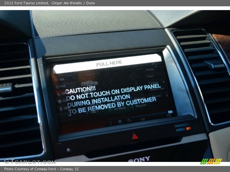 Ginger Ale Metallic / Dune 2013 Ford Taurus Limited