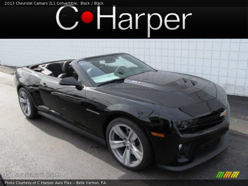 Black / Black 2013 Chevrolet Camaro ZL1 Convertible