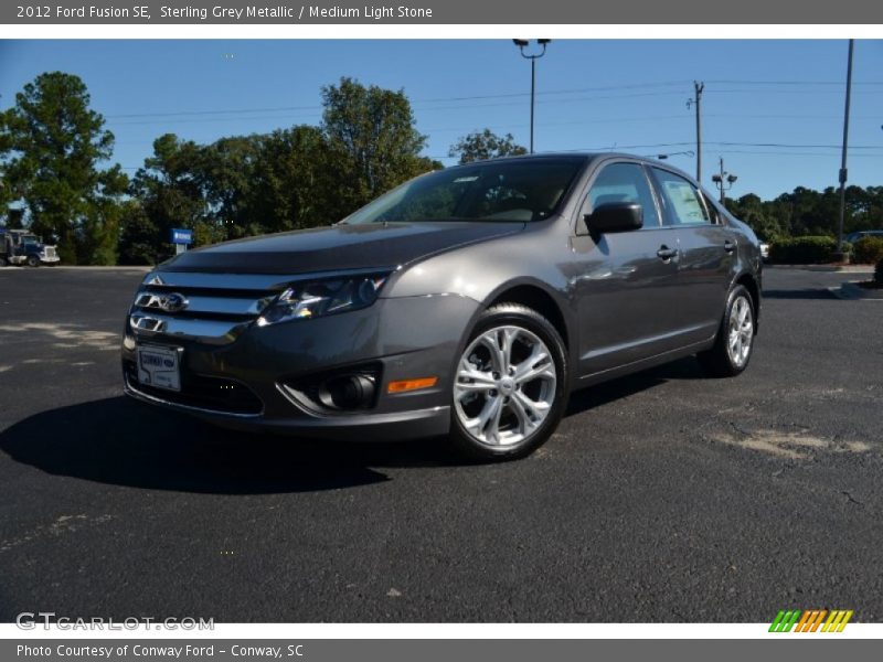 Sterling Grey Metallic / Medium Light Stone 2012 Ford Fusion SE