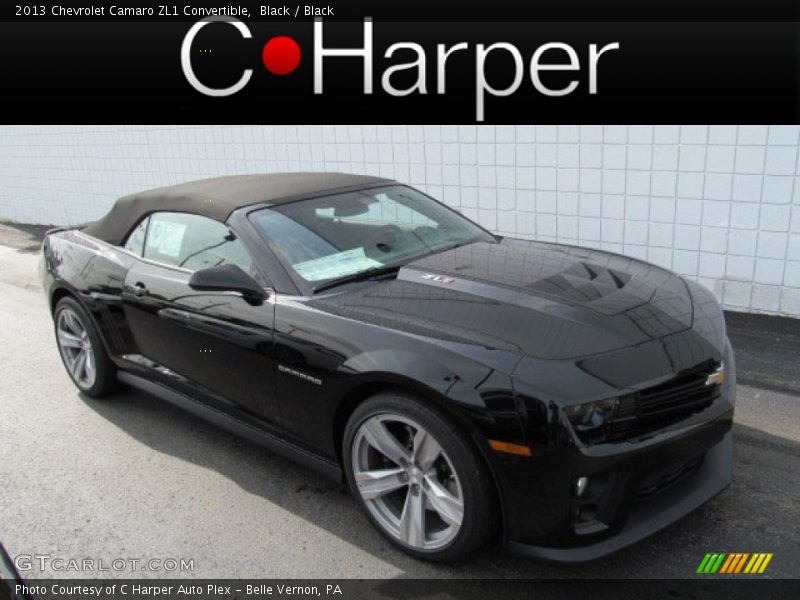Black / Black 2013 Chevrolet Camaro ZL1 Convertible
