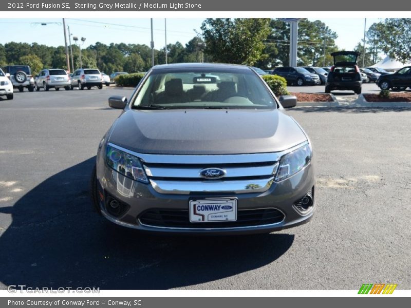 Sterling Grey Metallic / Medium Light Stone 2012 Ford Fusion SE