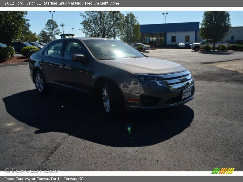 Sterling Grey Metallic / Medium Light Stone 2012 Ford Fusion SE