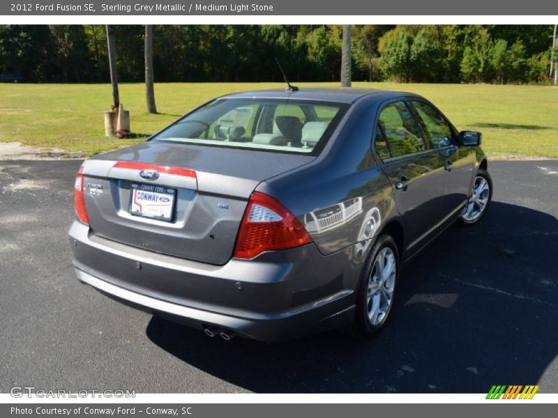 Sterling Grey Metallic / Medium Light Stone 2012 Ford Fusion SE