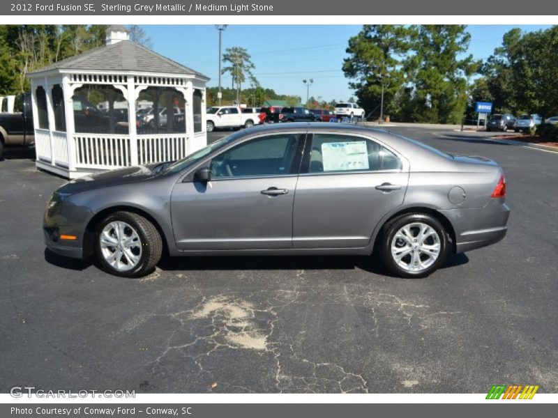 Sterling Grey Metallic / Medium Light Stone 2012 Ford Fusion SE