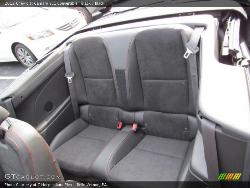 Rear Seat of 2013 Camaro ZL1 Convertible