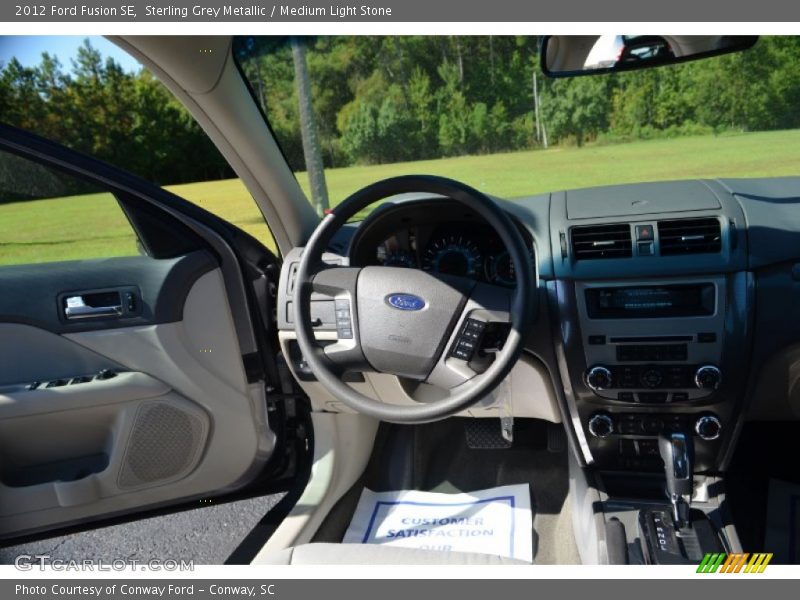 Sterling Grey Metallic / Medium Light Stone 2012 Ford Fusion SE