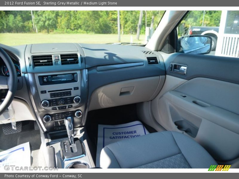Sterling Grey Metallic / Medium Light Stone 2012 Ford Fusion SE