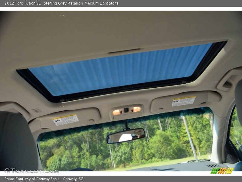 Sterling Grey Metallic / Medium Light Stone 2012 Ford Fusion SE