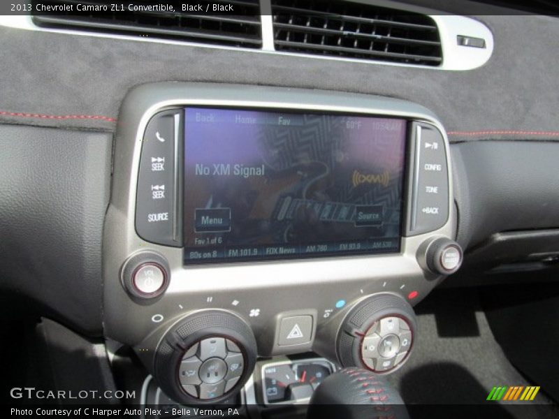 Controls of 2013 Camaro ZL1 Convertible