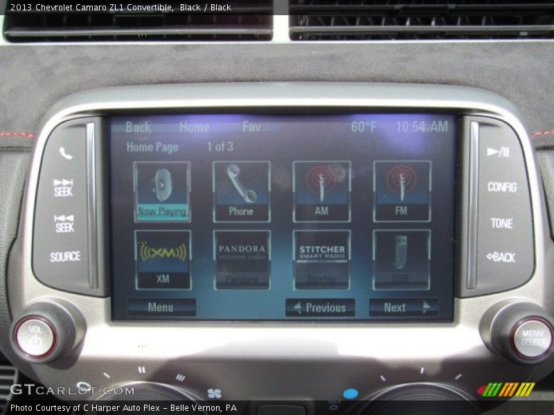 Controls of 2013 Camaro ZL1 Convertible