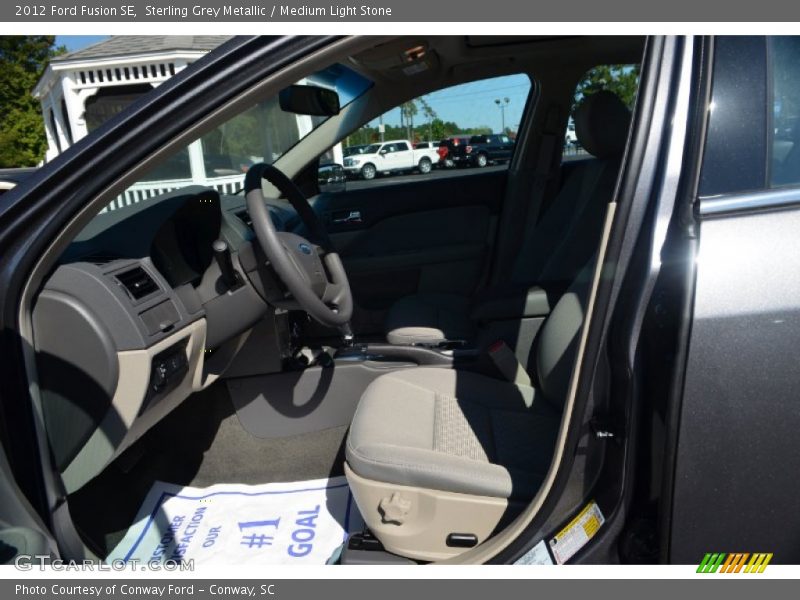 Sterling Grey Metallic / Medium Light Stone 2012 Ford Fusion SE