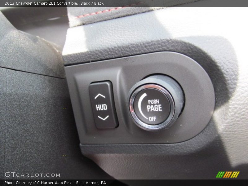 Controls of 2013 Camaro ZL1 Convertible