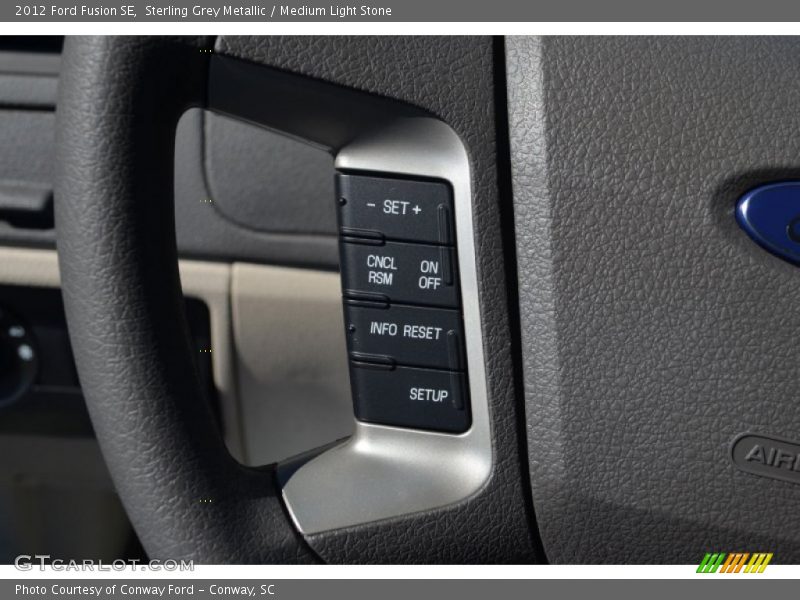 Sterling Grey Metallic / Medium Light Stone 2012 Ford Fusion SE