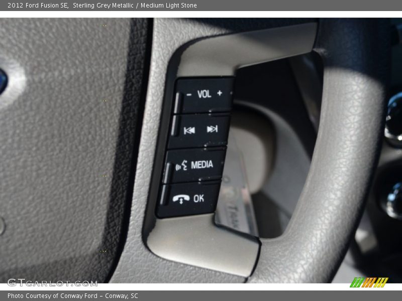 Sterling Grey Metallic / Medium Light Stone 2012 Ford Fusion SE