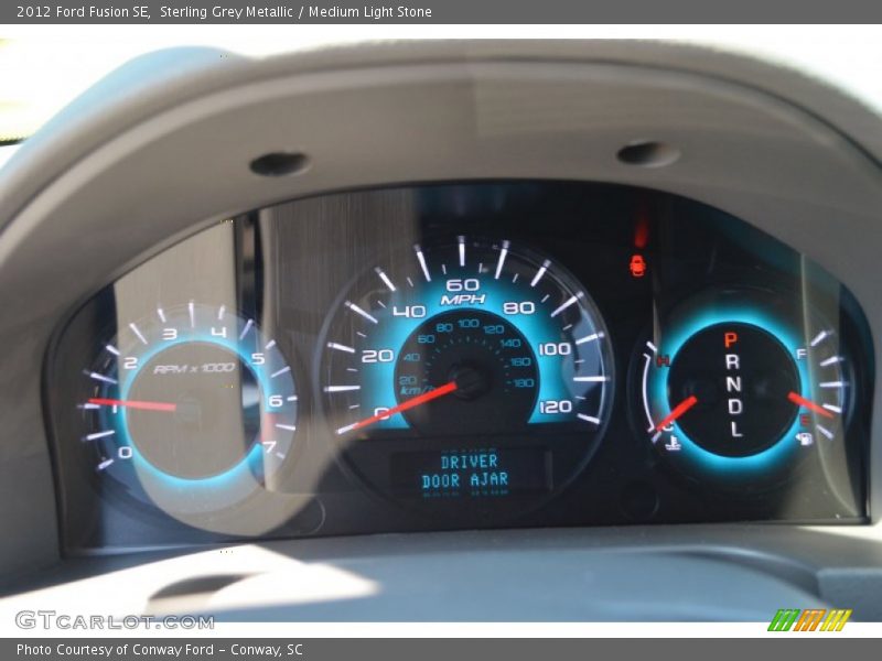 Sterling Grey Metallic / Medium Light Stone 2012 Ford Fusion SE