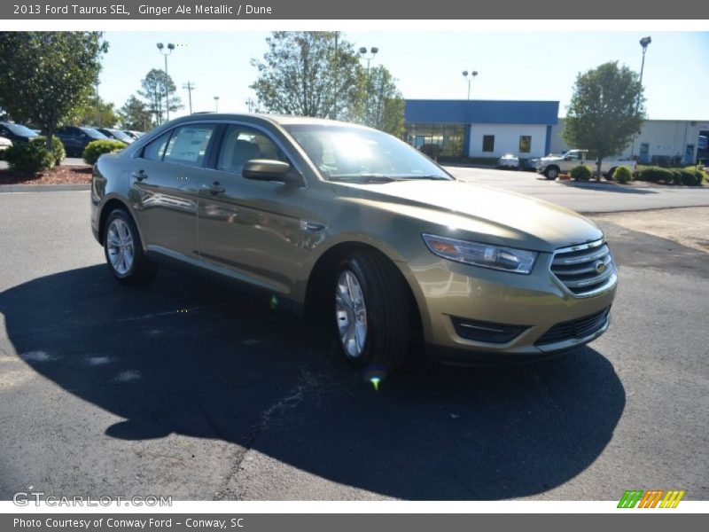 Ginger Ale Metallic / Dune 2013 Ford Taurus SEL