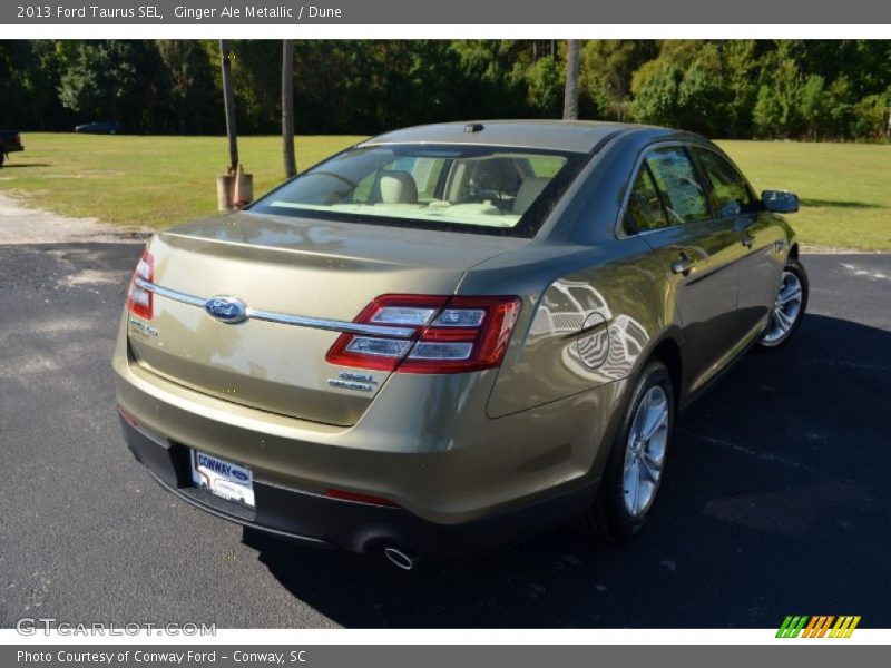 Ginger Ale Metallic / Dune 2013 Ford Taurus SEL