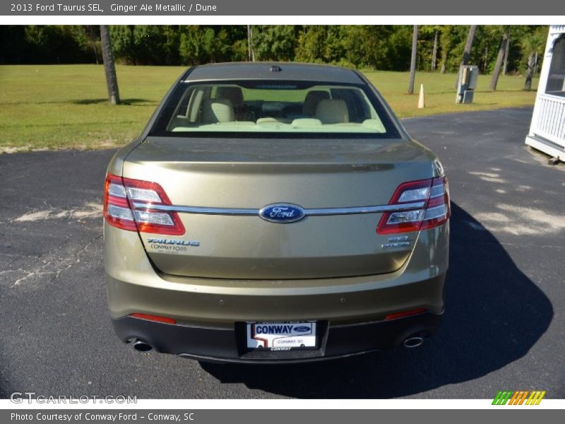 Ginger Ale Metallic / Dune 2013 Ford Taurus SEL