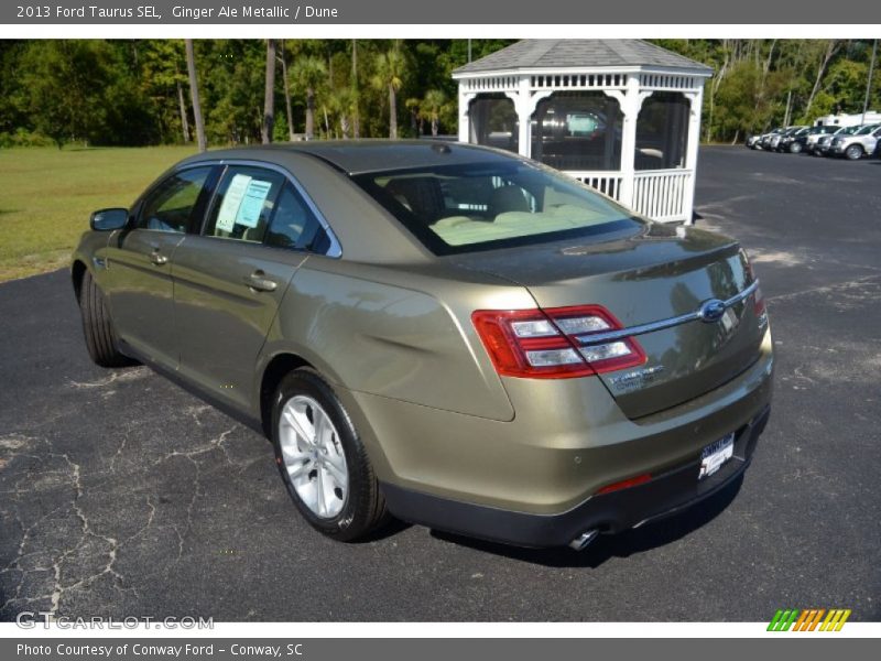 Ginger Ale Metallic / Dune 2013 Ford Taurus SEL