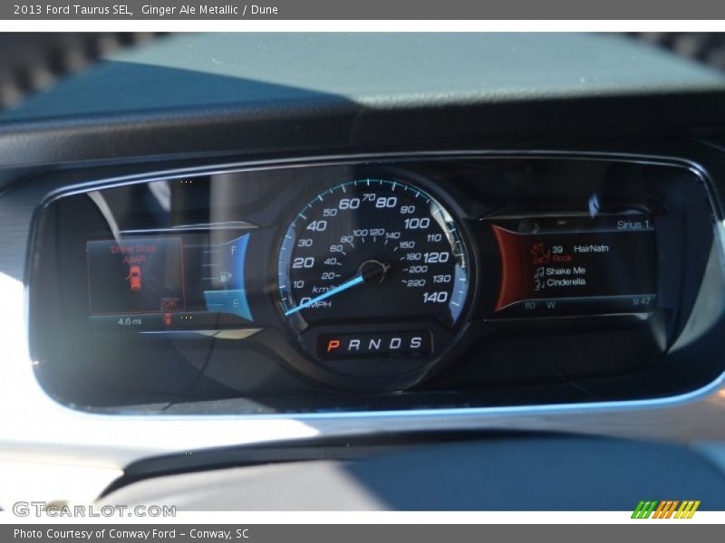 Ginger Ale Metallic / Dune 2013 Ford Taurus SEL