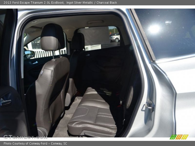 Ingot Silver Metallic / Charcoal Black 2013 Ford Escape Titanium 2.0L EcoBoost