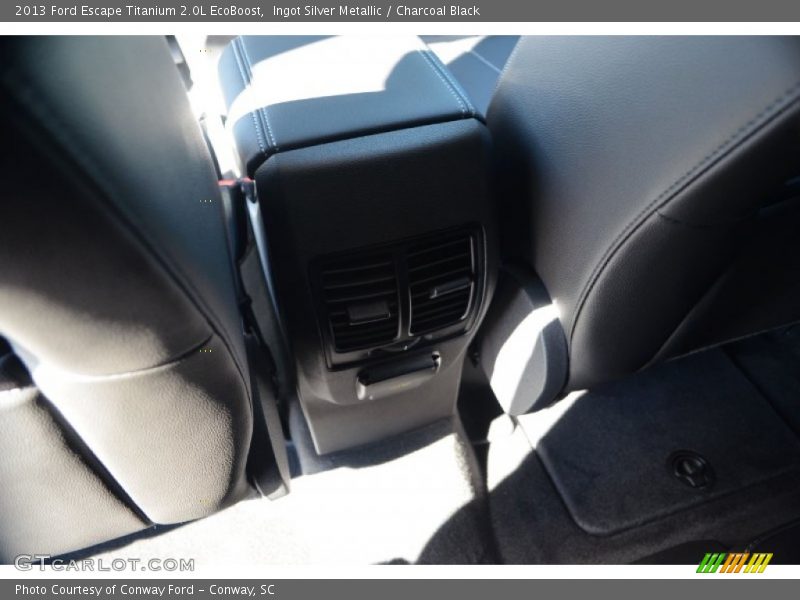 Ingot Silver Metallic / Charcoal Black 2013 Ford Escape Titanium 2.0L EcoBoost