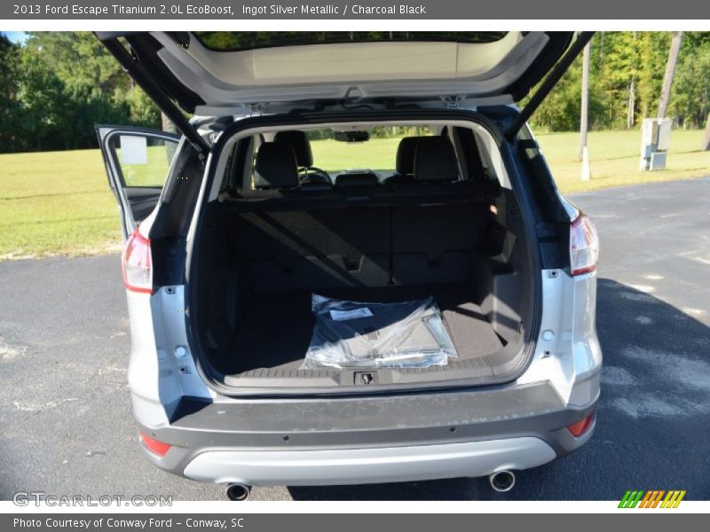 Ingot Silver Metallic / Charcoal Black 2013 Ford Escape Titanium 2.0L EcoBoost