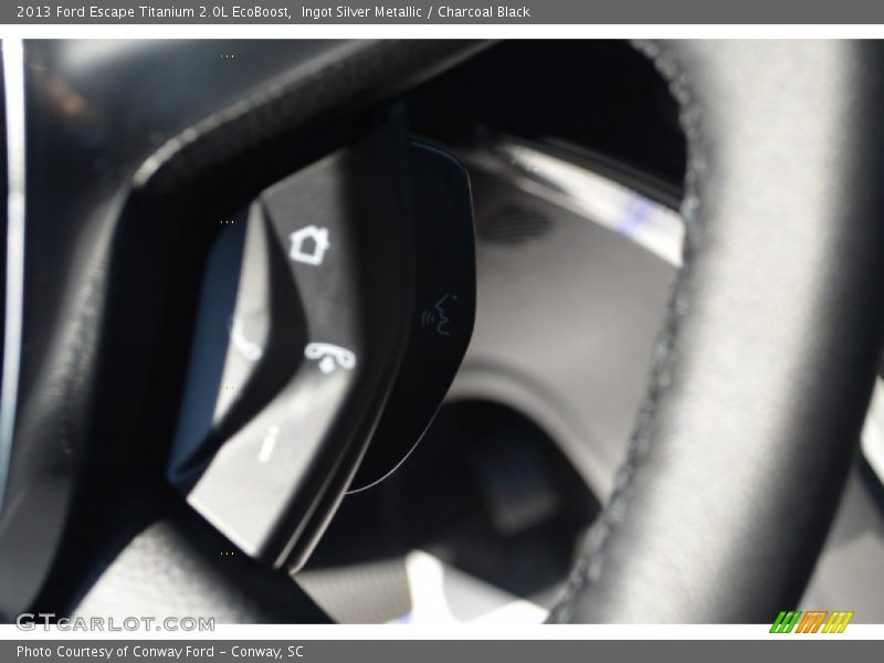 Ingot Silver Metallic / Charcoal Black 2013 Ford Escape Titanium 2.0L EcoBoost