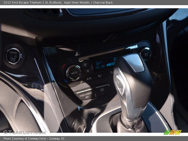 Ingot Silver Metallic / Charcoal Black 2013 Ford Escape Titanium 2.0L EcoBoost