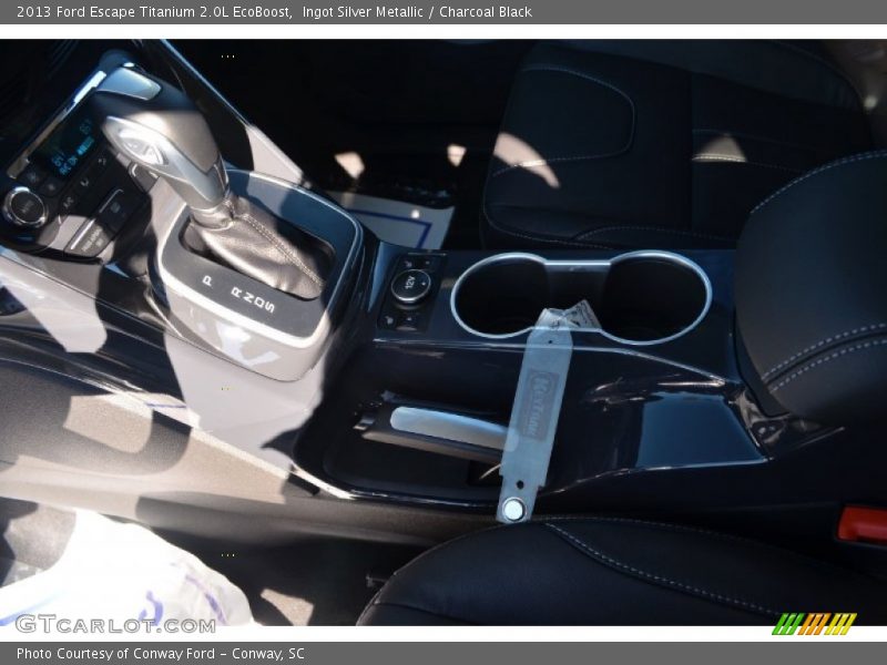 Ingot Silver Metallic / Charcoal Black 2013 Ford Escape Titanium 2.0L EcoBoost