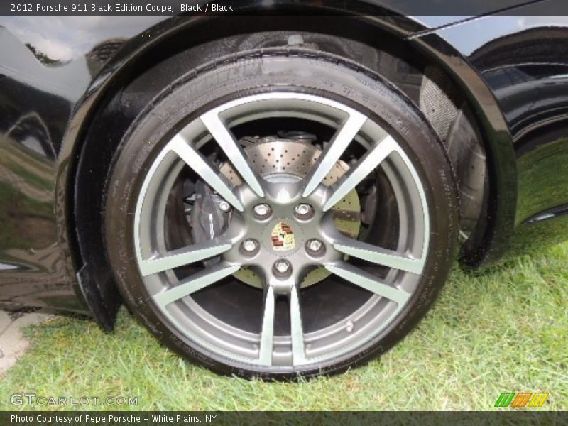  2012 911 Black Edition Coupe Wheel
