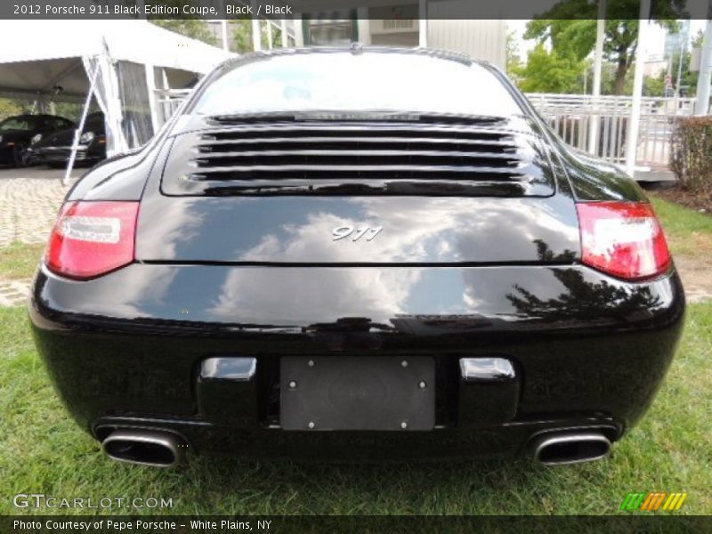 Black / Black 2012 Porsche 911 Black Edition Coupe