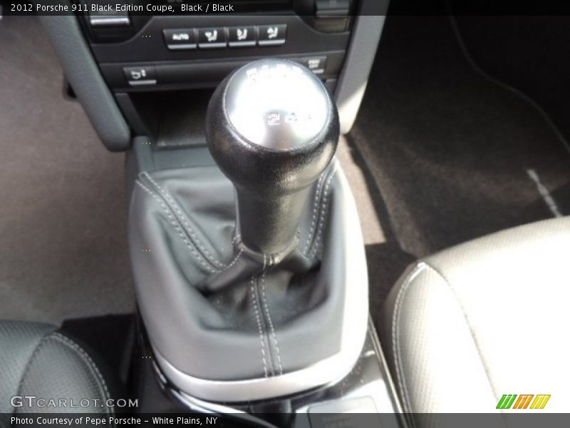 2012 911 Black Edition Coupe 6 Speed Manual Shifter