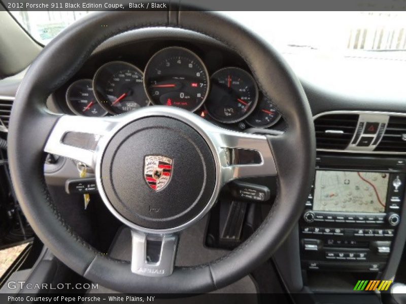  2012 911 Black Edition Coupe Steering Wheel