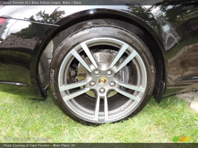  2012 911 Black Edition Coupe Wheel