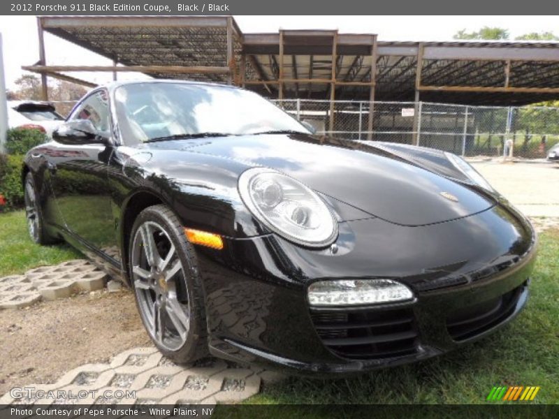 Black / Black 2012 Porsche 911 Black Edition Coupe