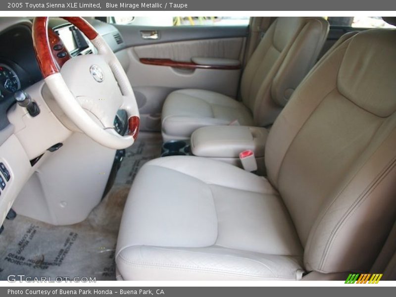 Blue Mirage Metallic / Taupe 2005 Toyota Sienna XLE Limited