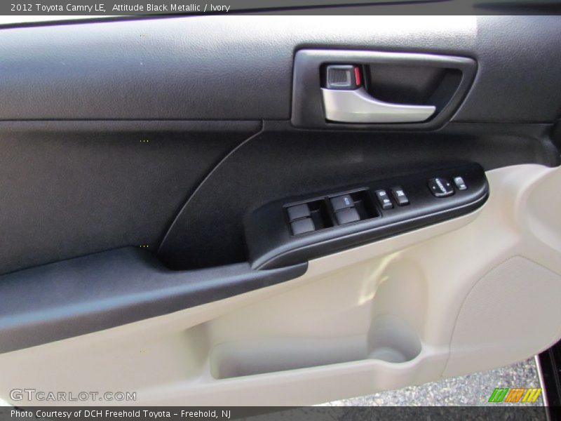 Attitude Black Metallic / Ivory 2012 Toyota Camry LE