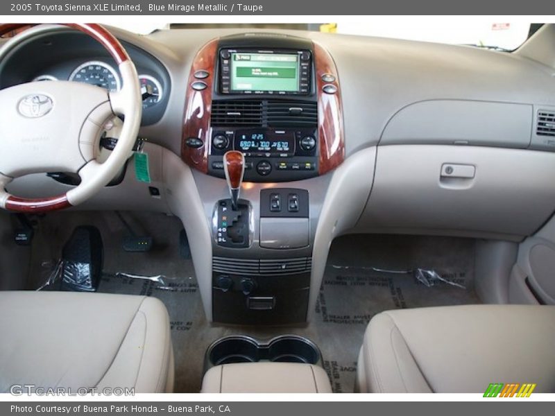 Blue Mirage Metallic / Taupe 2005 Toyota Sienna XLE Limited