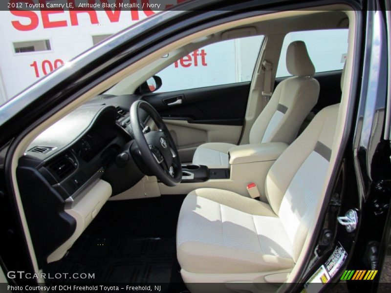 Attitude Black Metallic / Ivory 2012 Toyota Camry LE