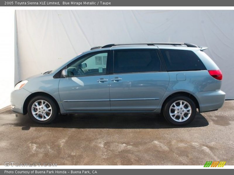Blue Mirage Metallic / Taupe 2005 Toyota Sienna XLE Limited