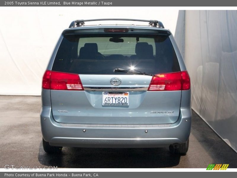 Blue Mirage Metallic / Taupe 2005 Toyota Sienna XLE Limited