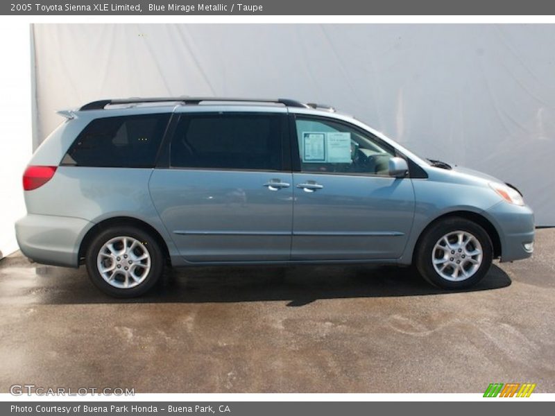 Blue Mirage Metallic / Taupe 2005 Toyota Sienna XLE Limited