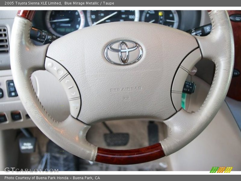 Blue Mirage Metallic / Taupe 2005 Toyota Sienna XLE Limited