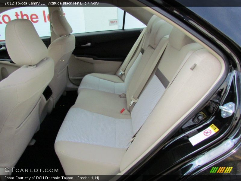 Attitude Black Metallic / Ivory 2012 Toyota Camry LE