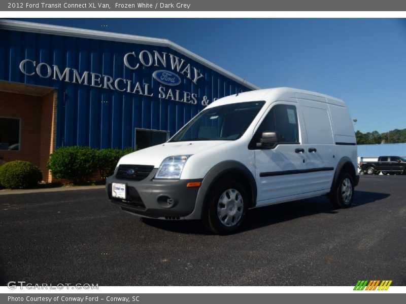 Frozen White / Dark Grey 2012 Ford Transit Connect XL Van