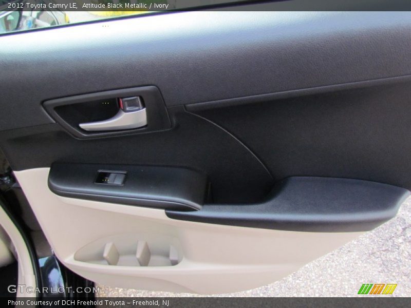 Attitude Black Metallic / Ivory 2012 Toyota Camry LE